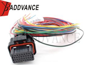 Quality 34 Pin Female Sealed ECU Tyco AMP Connectors With 400mm Wire Loom A 7-1866487-1 wholesale