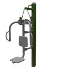 outdoor crane sports fitness equipment galvanized steel chest trainer