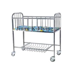 Quality SUS 304 Stainless Steel Hospital Crib Bed 6cm Foam wholesale