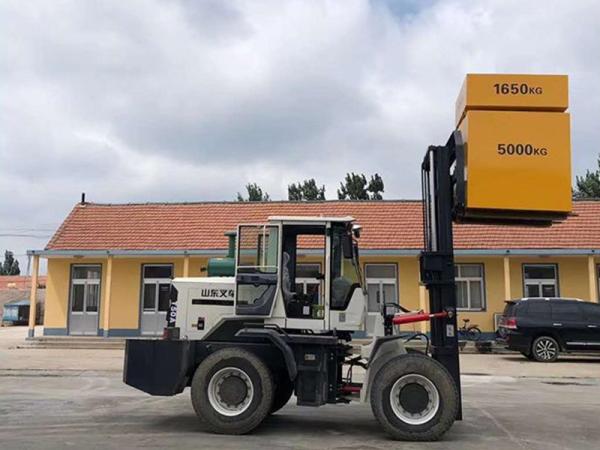 All terrain off road muddy ground forklift 5ton ET50A rough terrain forklift
