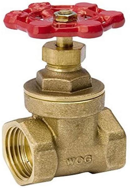 Cheap 1-1/2" 200 PSI FNPT End Low Lead Brass Gate Valve For Water Oil Or Air for sale