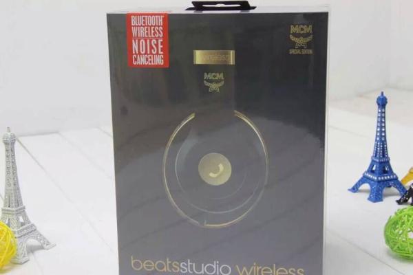 Beats x MCM Studio Wireless Headband Headphones Black/Gold from golden rex group