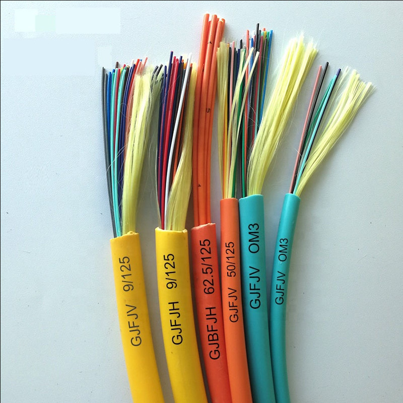 GJFJV Turquoise Sheath Tight Buffered Indoor 0M3-150 Multimode Fiber Cable