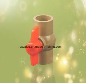 Quality QX01 Flexible Ball Valve Plastic Brown Body Red Handle Compact Valve Manufactured wholesale