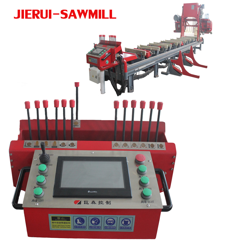 Woodworking Gas Diesel Electric Portable Wheels Trailer Sawmill Horizontal Bandsaw Machine