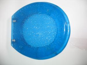 Quality bubble design poly resin toilet seat wholesale