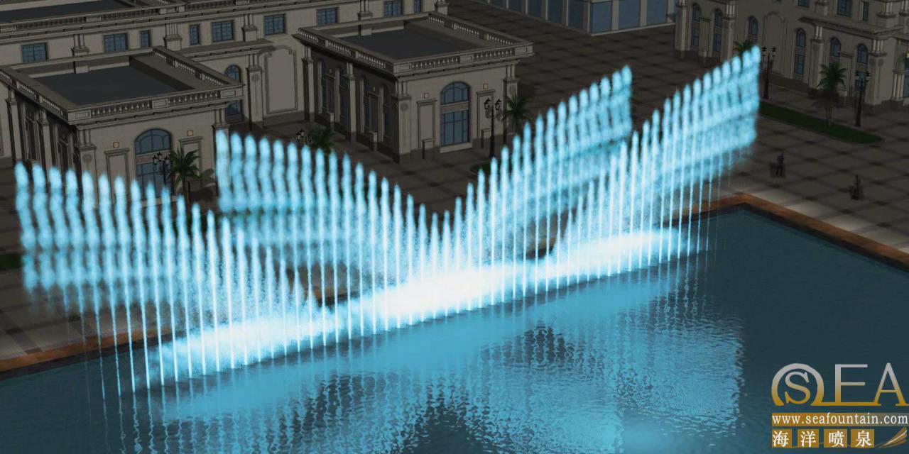 Music led light landscaping water fountain