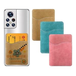 Quality Custom Logo Sublimation Blanks Credit Card Holders Colourful PU Leather Sublimation Phone Card Holder wholesale