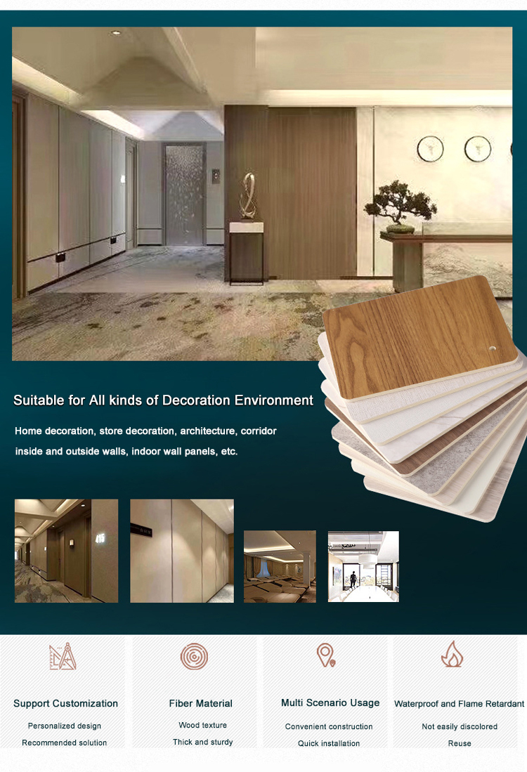 Waterproof Mdf Wooden Board Wall PVC Melamine Coated MDF Anti Static