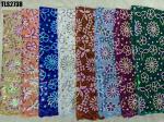 TLS2738 embroidery fabric sequins lace home textile fabric for clothing