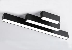 China 60W Linear Led Suspended Lighting 600mm Size Flicker Free Dimmable on sale
