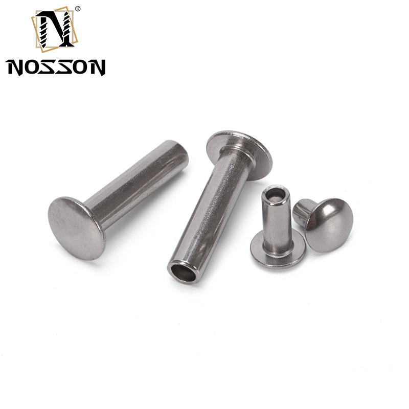 DIN Standard M3/M4/M5/M6 Stainless Steel 304 Semitubular Rivet and Solid Rivet Male Female Rivet