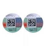 Customed Watermark Anti Counterfeit Security Paper Adhesive Tax Stamp Label