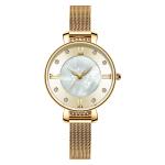Women'S 33mm Alloy Case Watch Stainless Steel Mesh Belt OEM Quartz Royal Blue