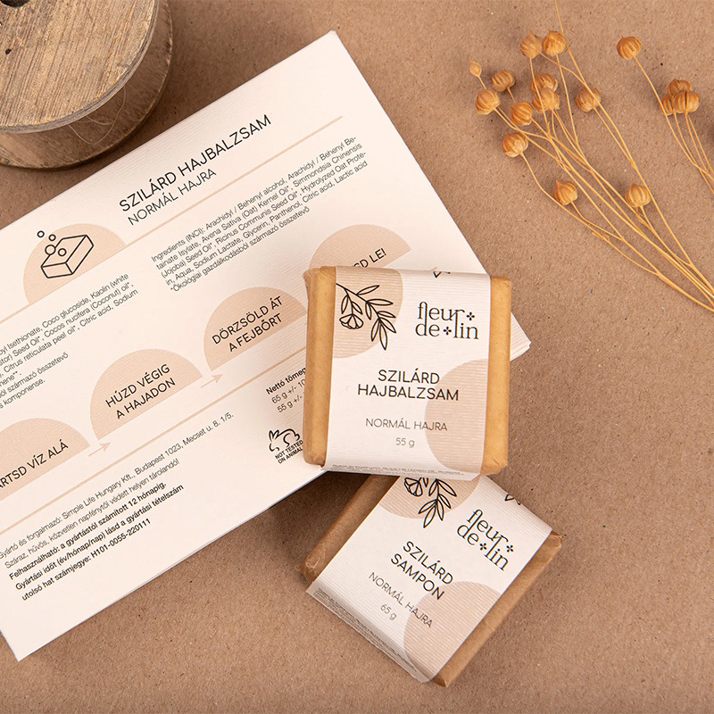 Waterproof Biodegradable Kraft Paper Box Packaging Soap Packaging Paper Box