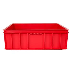Quality Convenient Turnover Bins Milk Crate for Heavy Duty 490*355*164mm Plastic Beer Bottles wholesale