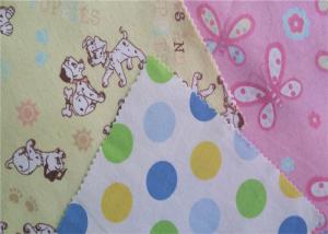 Quality Twill Cotton Flannel Cloth Fire Resistant Printed Single Side Flannelette wholesale