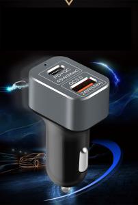Quality 69W Type C USB Dual Ports Quick Charger 3.0 Car Charger wholesale