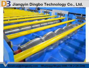 Quality Trapezoidal Roof Steel Tile Forming Machine With Chain Transmission wholesale