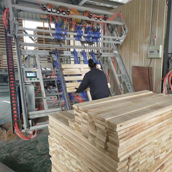 1000*1200 Mm Automatic EURO Wooden Pallet Tray Nailing Machine