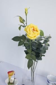 Quality PU Artificial Brocoli Rose Real-Touch Feeling wholesale