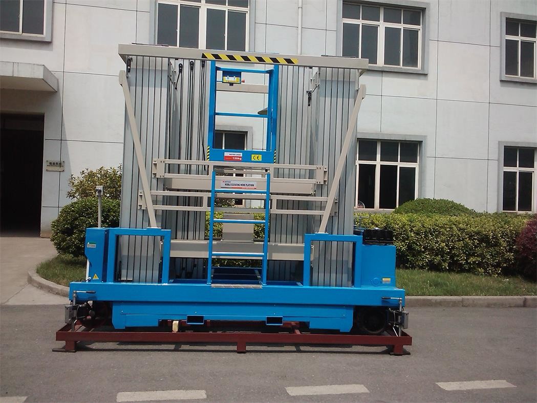 Reliable 20 M Aluminum Work Platform Self - Propelled For Shopping Centers
