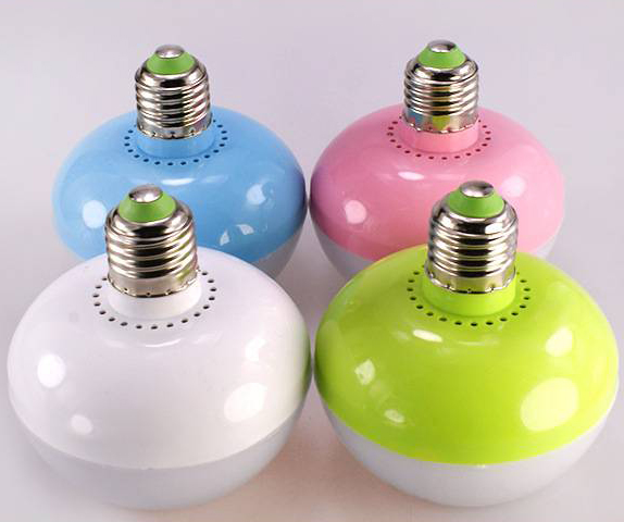 Bluetooth music playing with led bulb,Bluetooth music playing light
