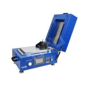 Quality 250mm Top Heating Automatic Film Coating Machine Adjustable wholesale