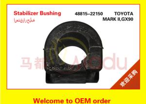 Quality 48815-22150 Front Stabilizer Bushings Black Color For Toyota Mark 2 wholesale