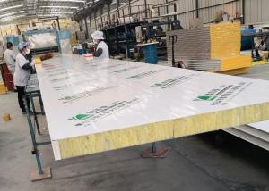 Quality Sound Absorption Wall Roof Rock Wool Sandwich Panel wholesale