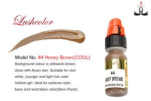 Quality Health Semi Permanent Makeup Pigments , Semi Permanent Honey Brown Eyebrow Ink wholesale