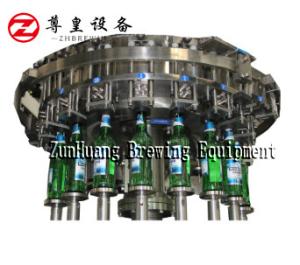 Quality 500B / H Beer Bottle Filling Machine , Double Vacuum Beer Bottle Filling Equipment wholesale