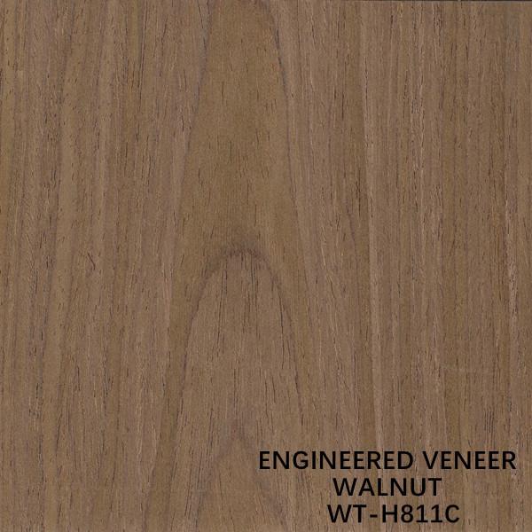 Sliced Cut Recon Walnut Wood Veneer H811C Crown Copy 2500*640mm Door Skin