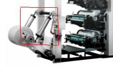 Stack Type 4 Colors Flexo Film Printing Machine High Speed Synchronous Belt Transmission
