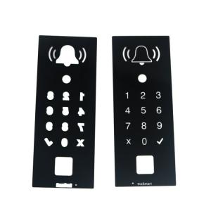 Quality Intelligent Security Door Lock Display Cover Glass Acrylic Control Panel wholesale