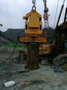 Quality Electrical Driven Vibro Diesel Pile Hammer Construction Equipment Hydraulic 1050 R/Min wholesale