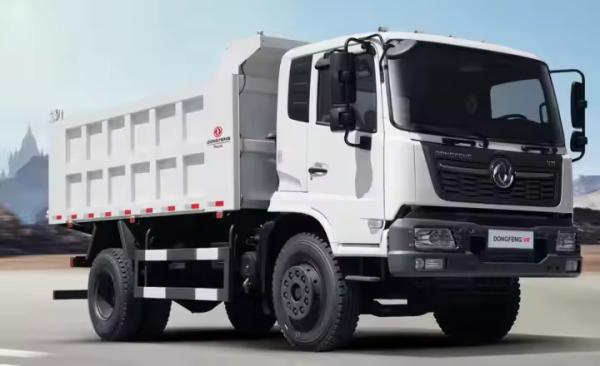 Dongfeng 6 Cylinders Euro II Curb Weight 6400KG Steel Fuel Tank 4x2 Dumper