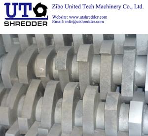 Quality Double Shaft Shredder D52100 two shear Rubber Tire, plastic Waste Recycling Equipment, low speed, high output capactiy wholesale