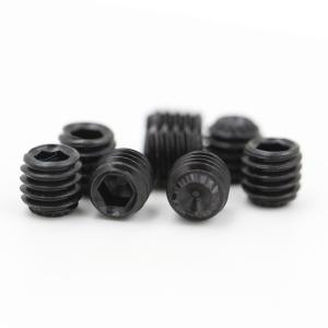 Quality Metric Measurement System Grade 12.9 Black Concave End Hexagon Socket Set Screws ISO9001 2015 Certified wholesale