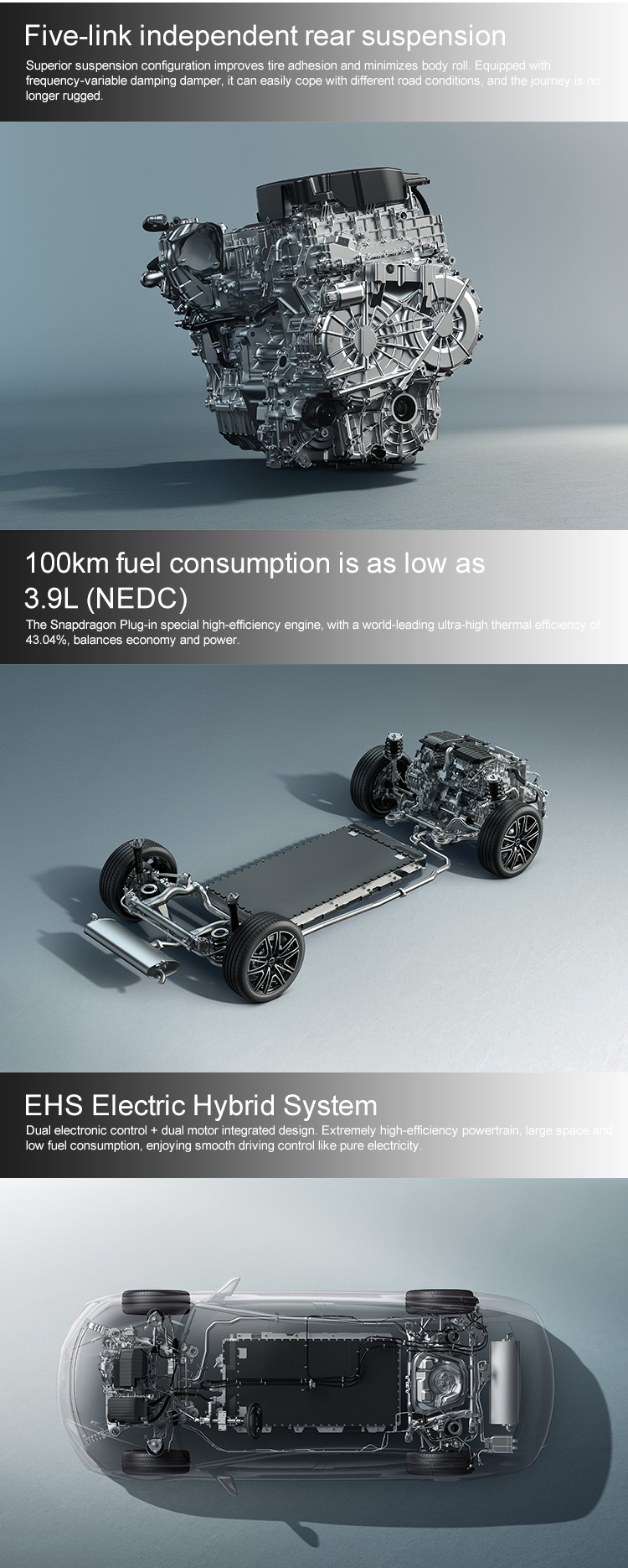 BYD DM-i 121KM Electric Cars 4WD Adult Vehicles with 135/231N.m Motor and 225/55 R17 Tires in Energy Vehicle Market