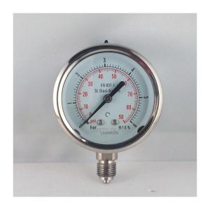Quality Stainless Steel Bourdon Tube Pressure Gauge 6 Inch 150mm wholesale