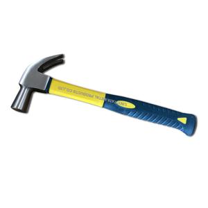 Quality British type claw hammer with fiberglass handle wholesale