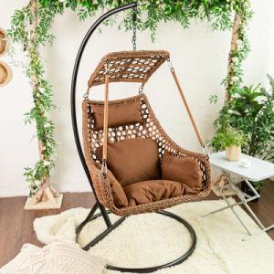 Quality Washable Hanging Basket Swing Chair Balcony Hanging Wicker Basket Chair wholesale