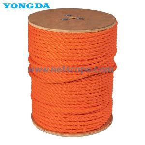 Quality High Tenacity Polypropylene Multifilament Fibre Ropes 3 Strand 160mm wholesale