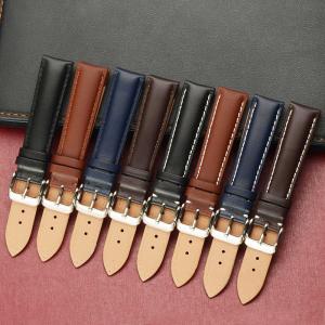 Quality ALK Genuine Leather Watchband Men Women Watch Band 20mm 18mm 16mm Wristwatch Strap on Belt Watchbands Bracelet Metal Buc wholesale