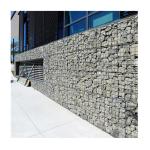 100*50*30 Aperture PVC Coated Gabion Baskets for Stones Silver Green Gray Blue
