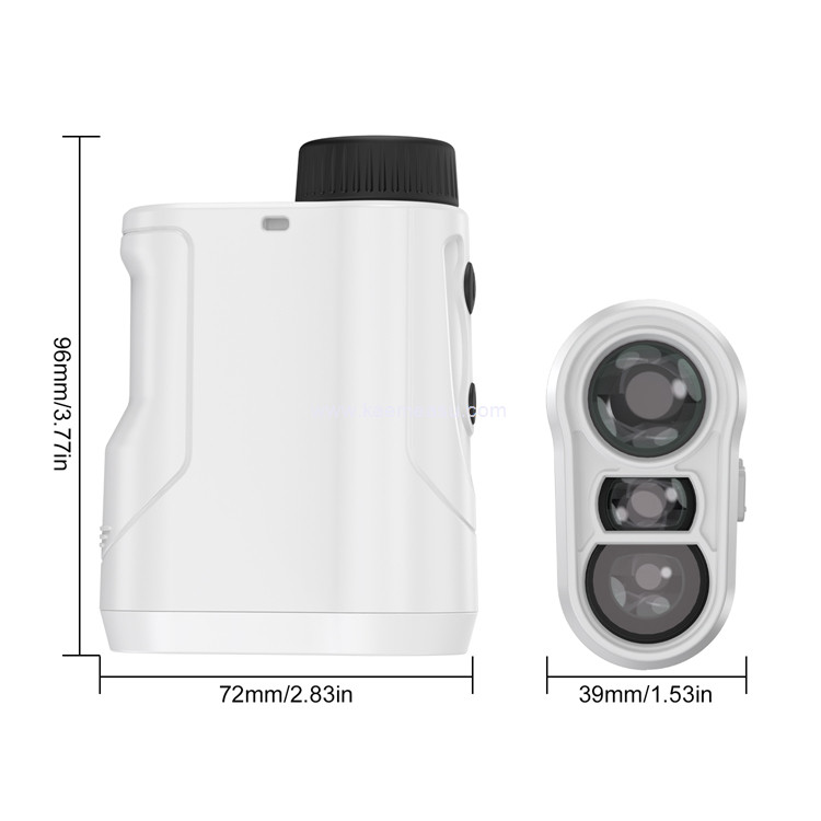 kaemeasu 6.5X Magnetification Golf Range Finder Telescope Flagpole Lock Angle Measuring Distance Meter M1000