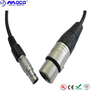 China 2-26 Pins Custom Cable Assemblies Straight Male Connectors To Xlr Audio Cable on sale