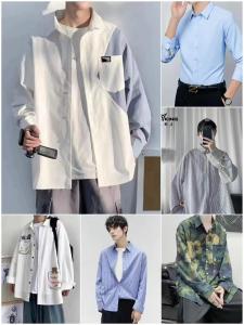 Quality Cotton Polyester Mens Polo Shirts Fashion Long Short Sleeve Shirts Kcs30 wholesale