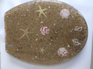 Quality SAND SEA STAR resin toilet seat,17'18'19'Uropean standard,USA stardard wholesale
